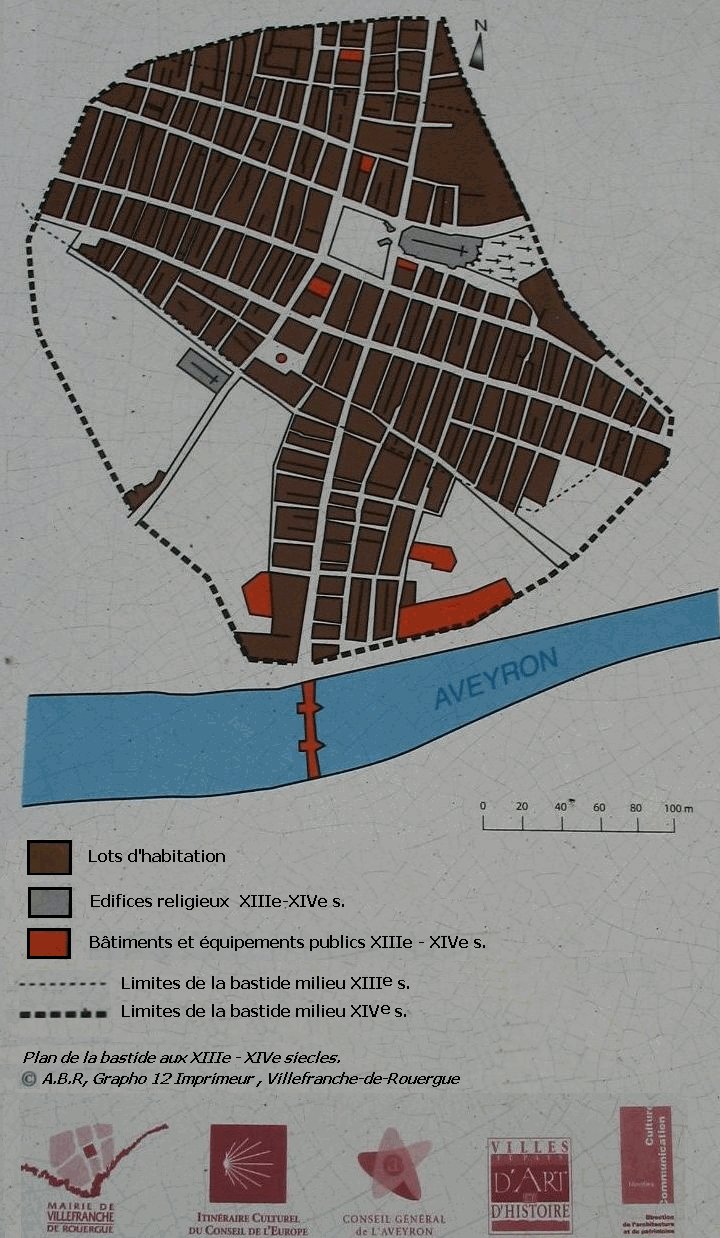 plan bastide